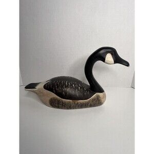 Vintage Medium By Pierre Constan  Canada Goose Wooden Decoy Rare Signed